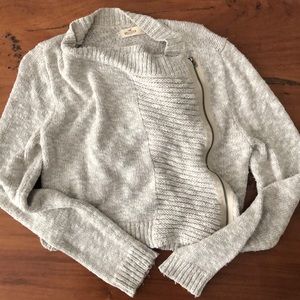 Side zip up Hollister sweater